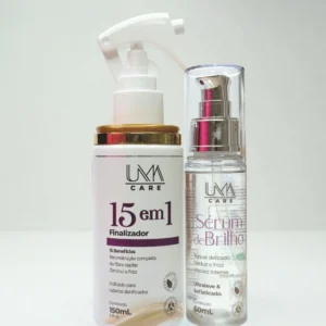 Kit Sérum de Brilho + Finalizador 15 em 1